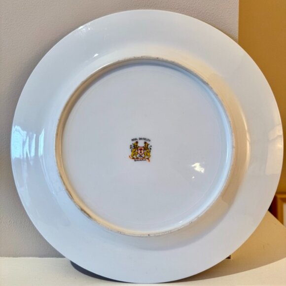 Vintage Royal Bayreuth Floral and Gold Serving Plate - Picture 7 of 9